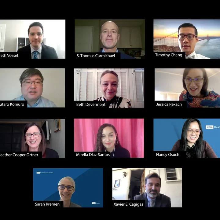 Screenshot of the 30th annual Turken Research Award Event zoom profiles