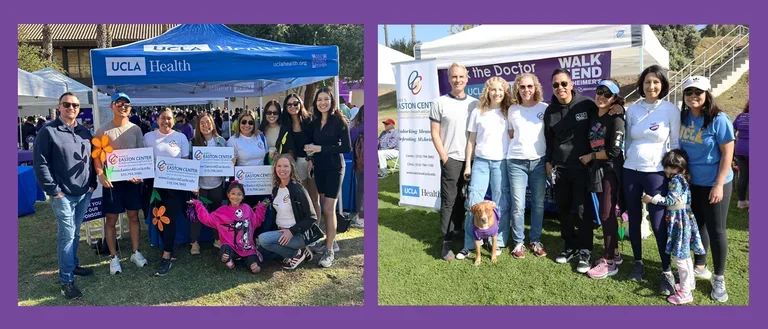 The UCLA Easton Center Team joined the Alzheimer’s Association’s Walk to End Alzheimer’s on Sunday, October 20, 2024, and November 10, 2024, to provide information and support to the many families and caregivers affected by Alzheimer’s.