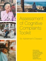 cover of the CDPH Assessment of Cognitive Complaints Toolkit for Alzheimer' Disease