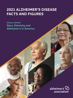 Cover of the lzheimer’s Association 2021 Facts and Figures Report
