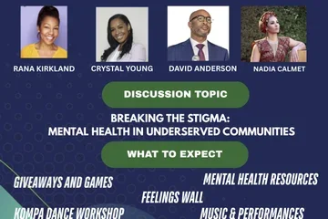Flyer for Black Mental Health Awareness Event