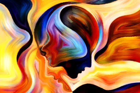 diversity inner painting of faces