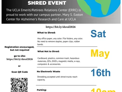 UCLA ERRC Shred Event