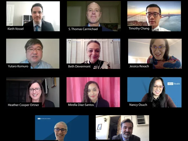Screenshot of the 30th annual Turken Research Award Event zoom profiles