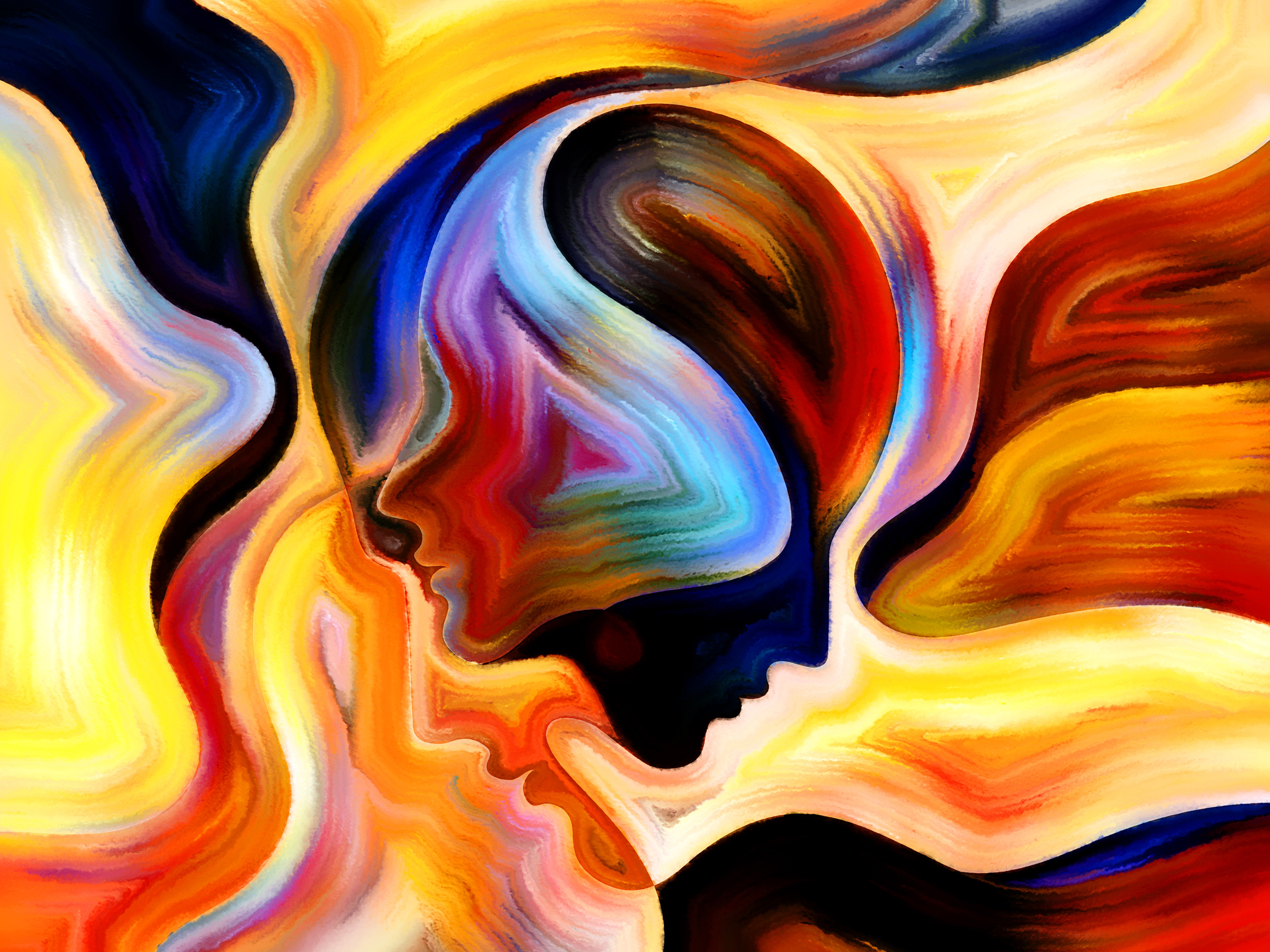 diversity inner painting of faces