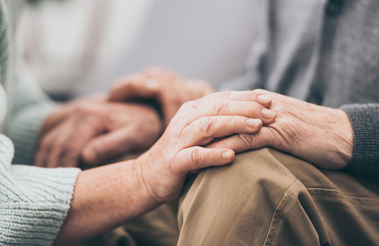 image-couple holding hands-Lewy Body Dementia Caregiver Support Group