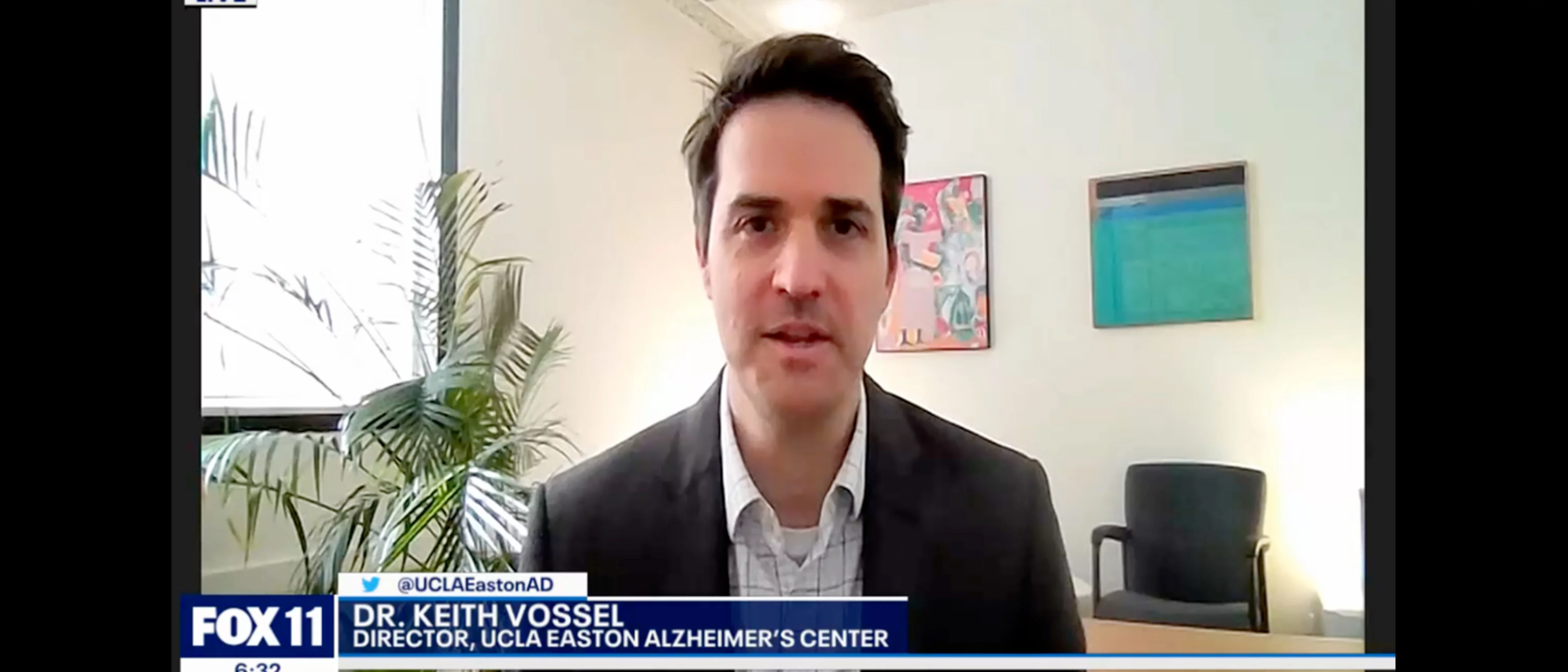 Dr. Keith Vossel's interview on Fox 11 News-7-7-2023